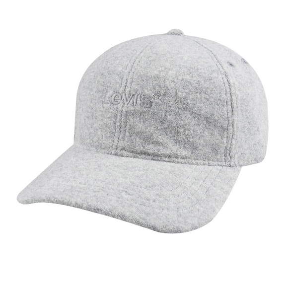 Levi's Men's Adjustable Terry Cloth Baseball Cap - Gray, men’s gray hat - Picture 9 of 10